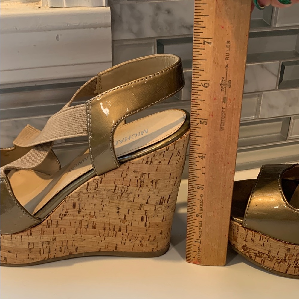 Wedge Sandals - Gold - Picture 3 of 11